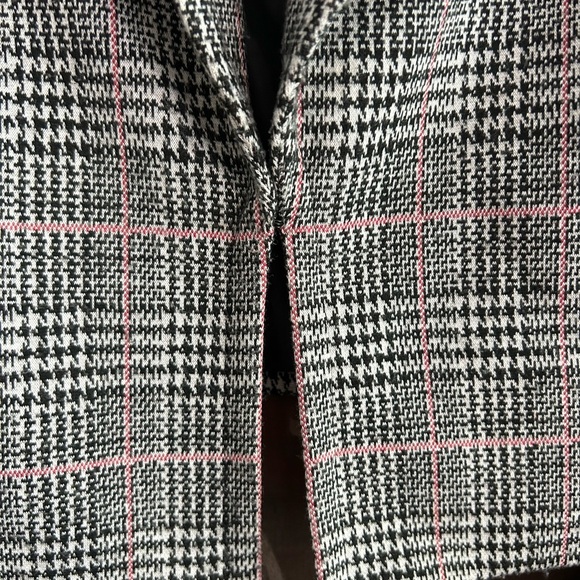 Nine West Black and White Checkered Blazer 8 - Picture 7 of 16